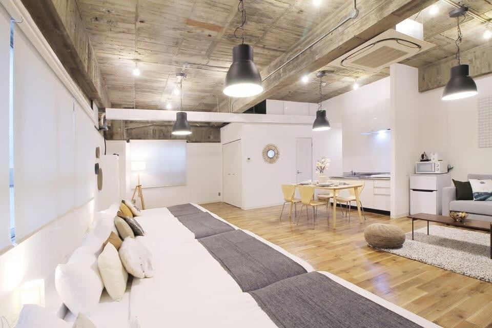 อพาร์ทเม้น Bhotel Nikke - 1br For 10ppl Near Hondori Shopping